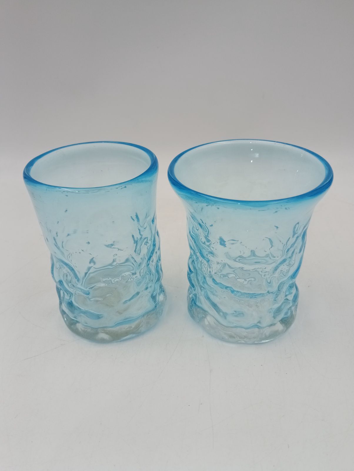 K-1676】BIOT 気泡入り フルート型 グラス 2個セット - メルカリ