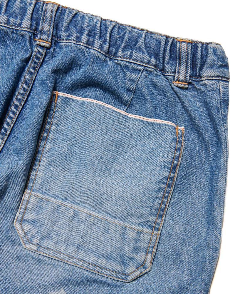 SCHISM PATCH JEANS BLUE デニム　新品未使用 uniform experiment PATCHWORKED DENIM WIDE-FITJEANS デニム