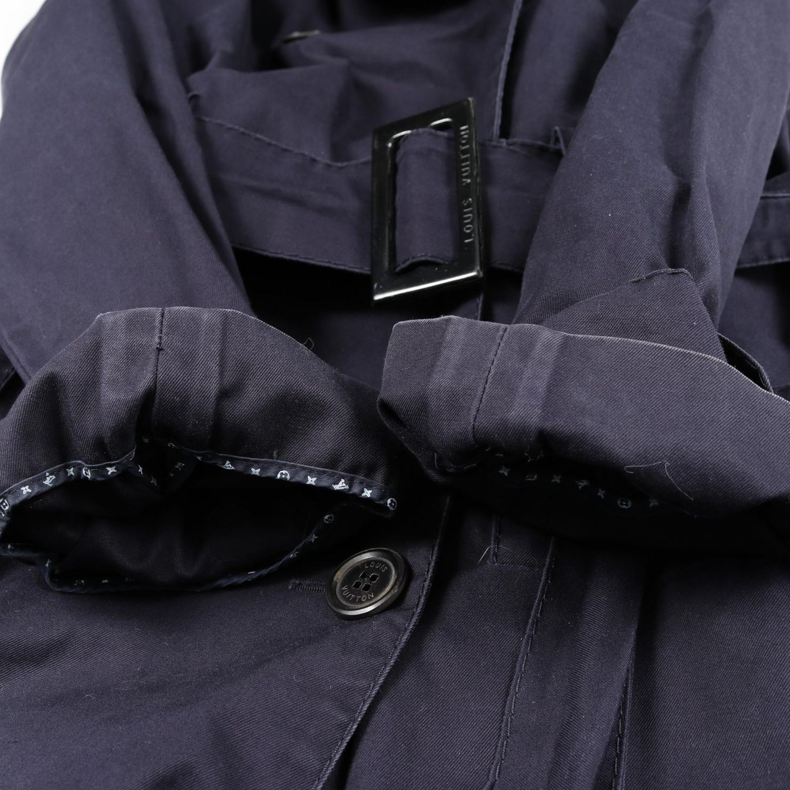 ルイ・ヴィトン LOUIS VUITTON トレンチコート ネイビー その他