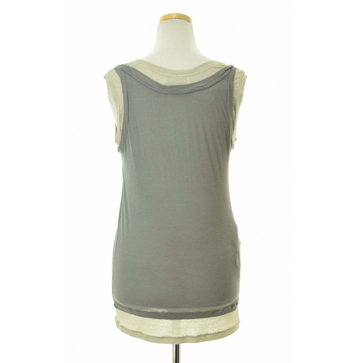 MIUMIU MJT668 S231 11QG リブ ジャージータンクトップ