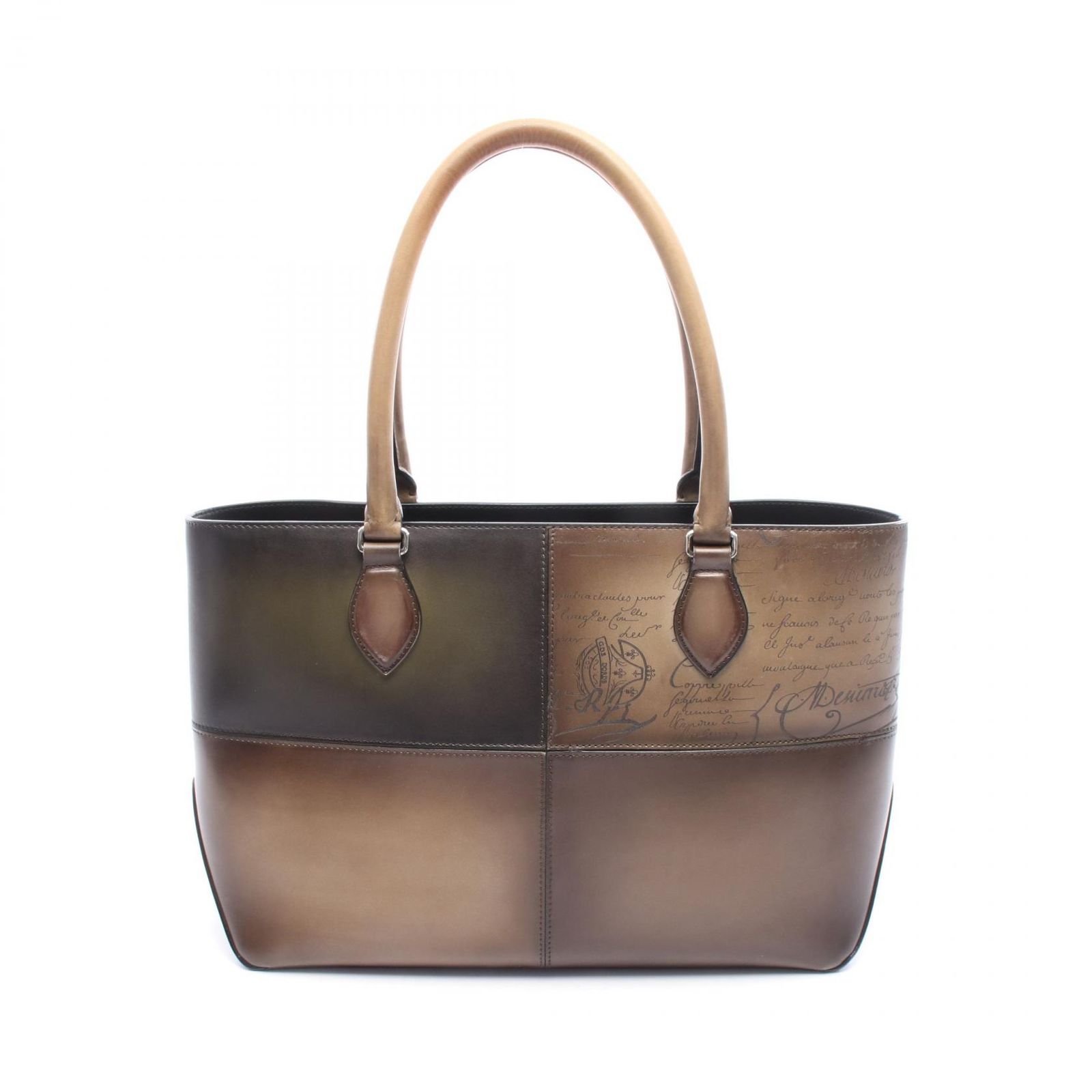 ベルルッティ トゥジュールミニ スクリットスワイプ ブラウン カリグラフィ ベルルッティ トゥジュールミニ スクリットスワイプ ブラウン