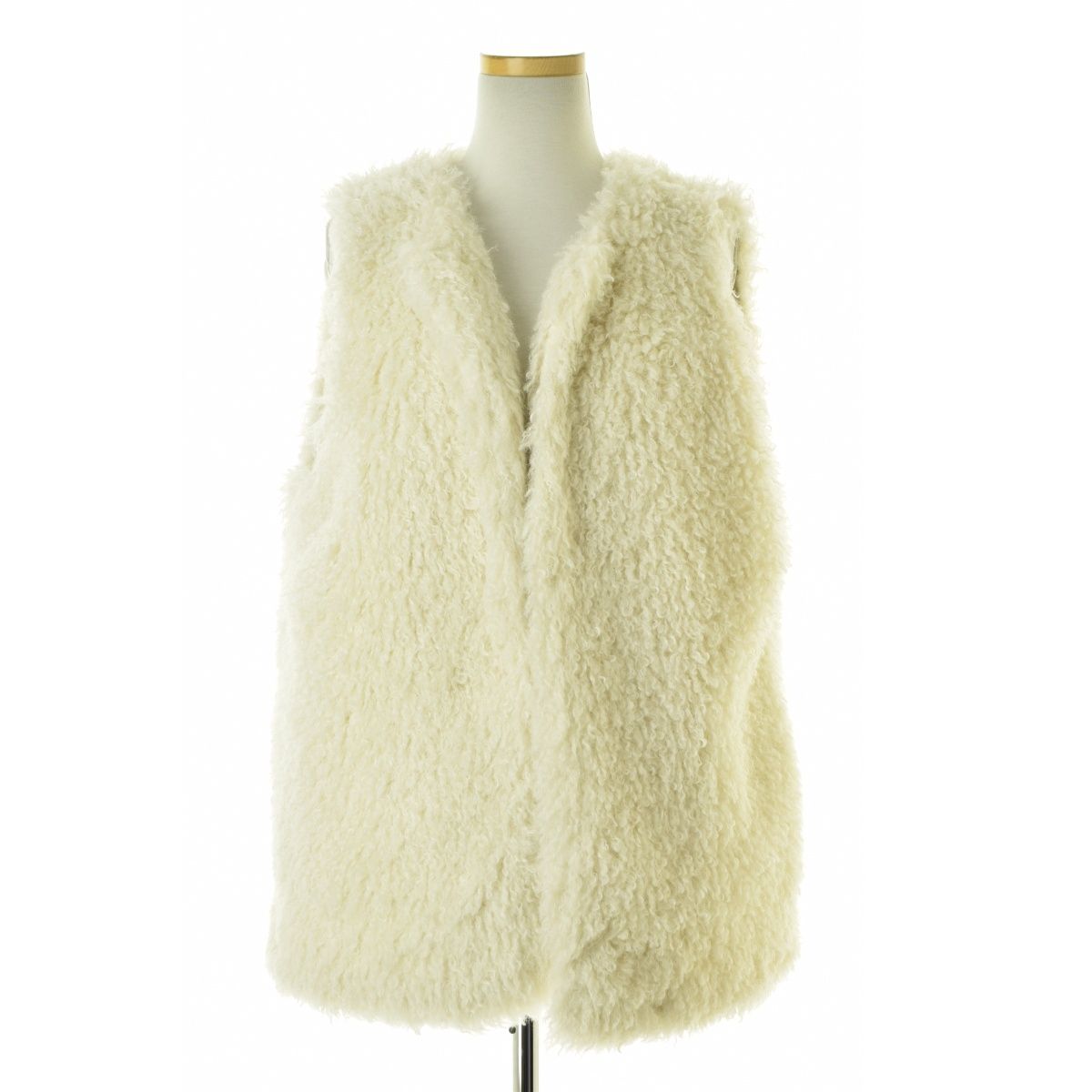 BALLSEY】11072407131 プードルファー クルーネックジレベスト - メルカリ