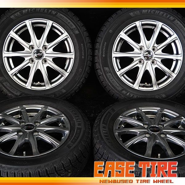 バリ山 ミシュラン X ICE SNOW ユーロスピード 165 70 R 14 4 5 J 45 100 H 4本 スタッドレス デリカD 2 ソリオ ハスラー等