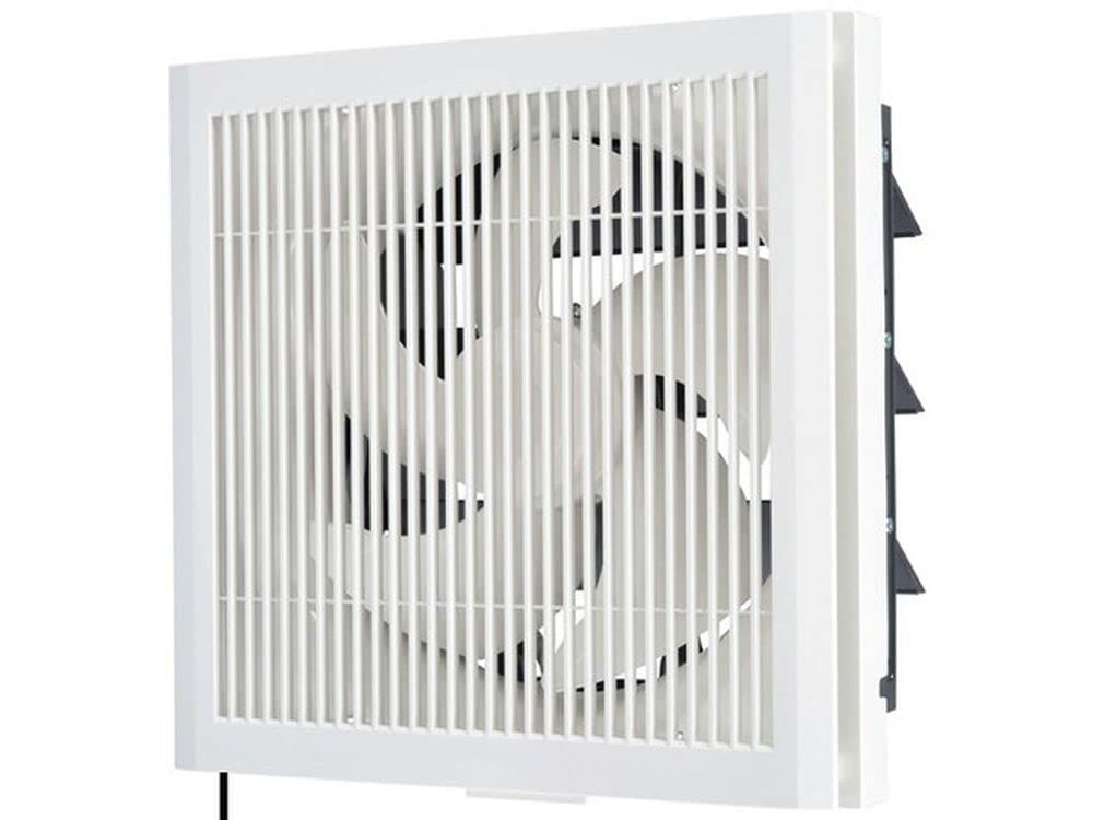 三菱電機 標準換気扇クリーンコンパック 格子タイプ 連動式シャッター引きひも付 20 cm 白 EX LK 9 C