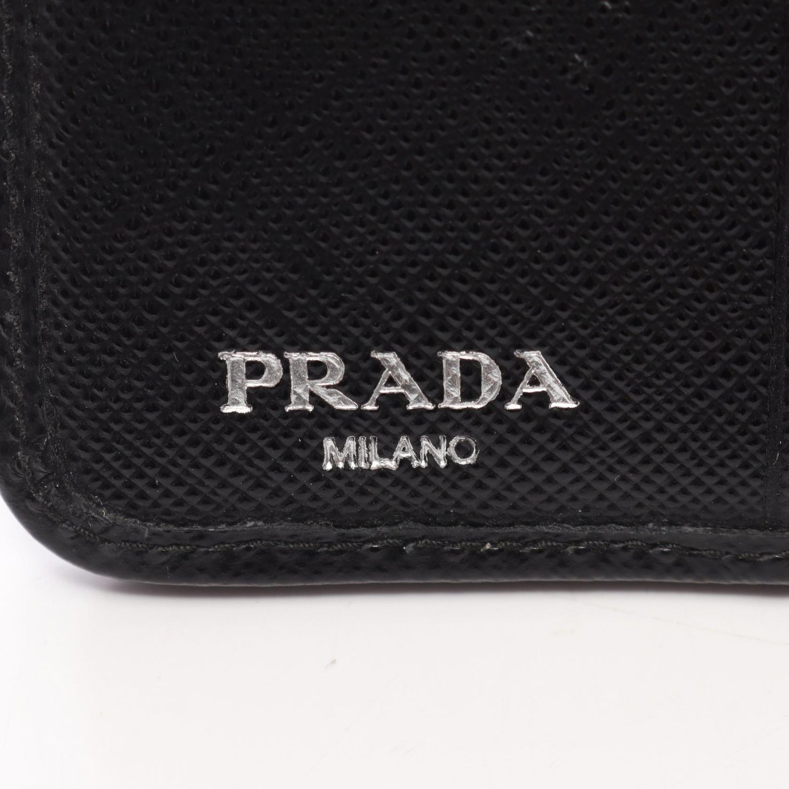 未使用　プラダ　PRADA メンズ レディース　財布　サフィアーノ　プレート PRADA（プラダ） 財布 レディース メンズ ブランド 長財布 ミディアム
