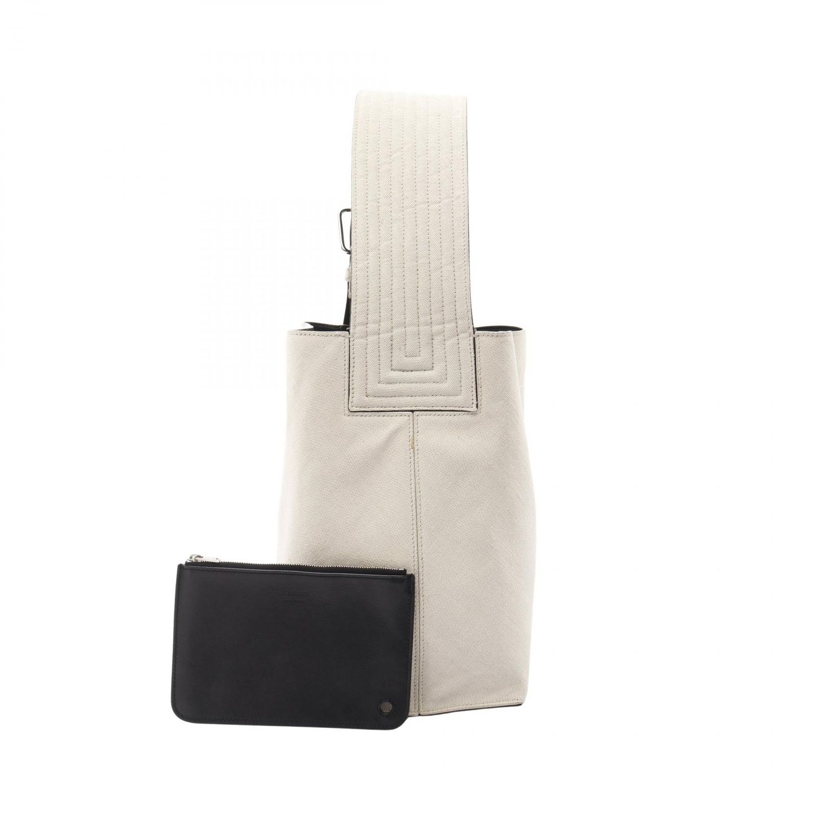 ジルサンダー JIL SANDER ショルダーバッグ キャンバスバケット 