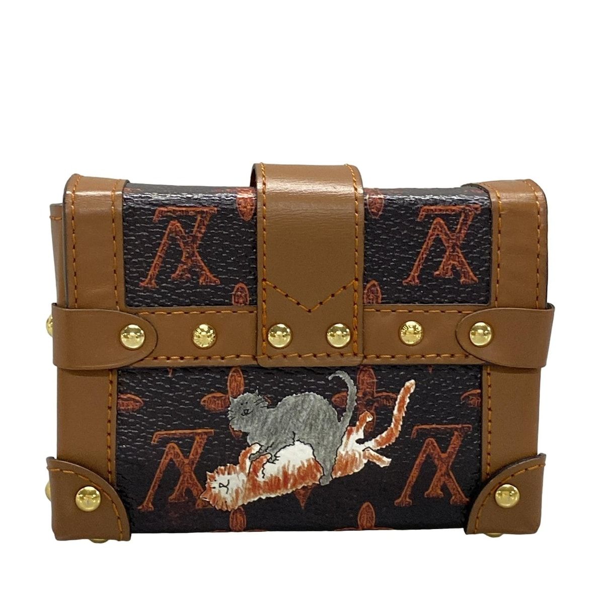 LOUIS VUITTON ルイヴィトン 小物入れ キャットグラム エッセンシャルトランク M 63892