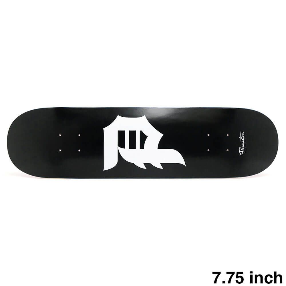 PRIMITIVE DECK プリミティブ デッキ TEAM DIRTY P CORE BLACK 7.75 スケートボード スケボー