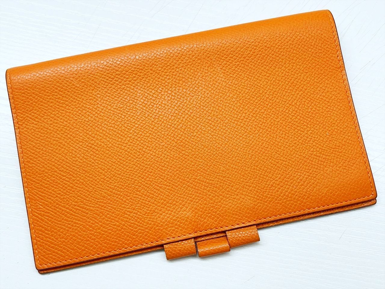 HERMES エルメス アジェンダビジョン 手帳カバー オレンジ クシュベル J WWW_OPDRERGINERDOGAN_COM