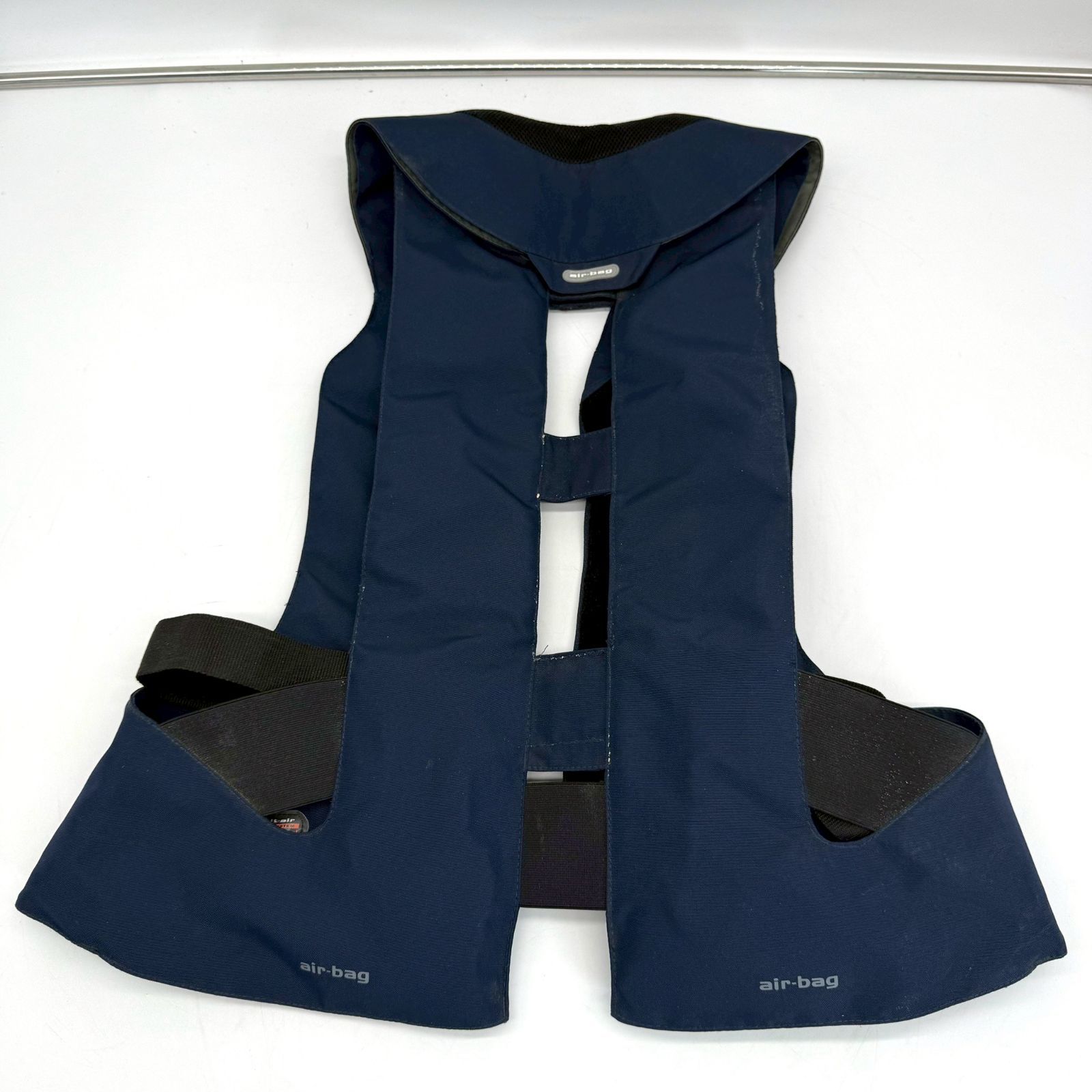 hit-air 乗馬エアバッグ プロテクター Lサイズ ネイビー ブルー