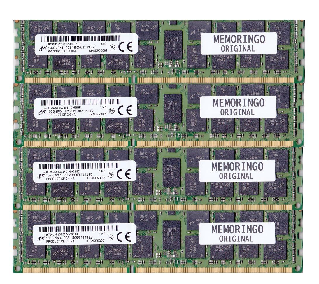 MacPro用メモリ 64GB 16GB×4枚組 DDR3 PC3-14900R 1866MHz 240pin RDIMM メモリンゴオリジナル商品