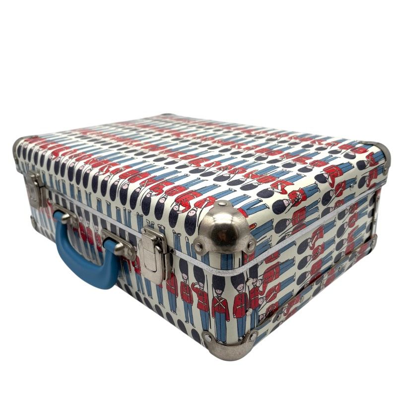 美品】Cath Kidston キャスキッドソン 兵隊柄 スーツケース トランク