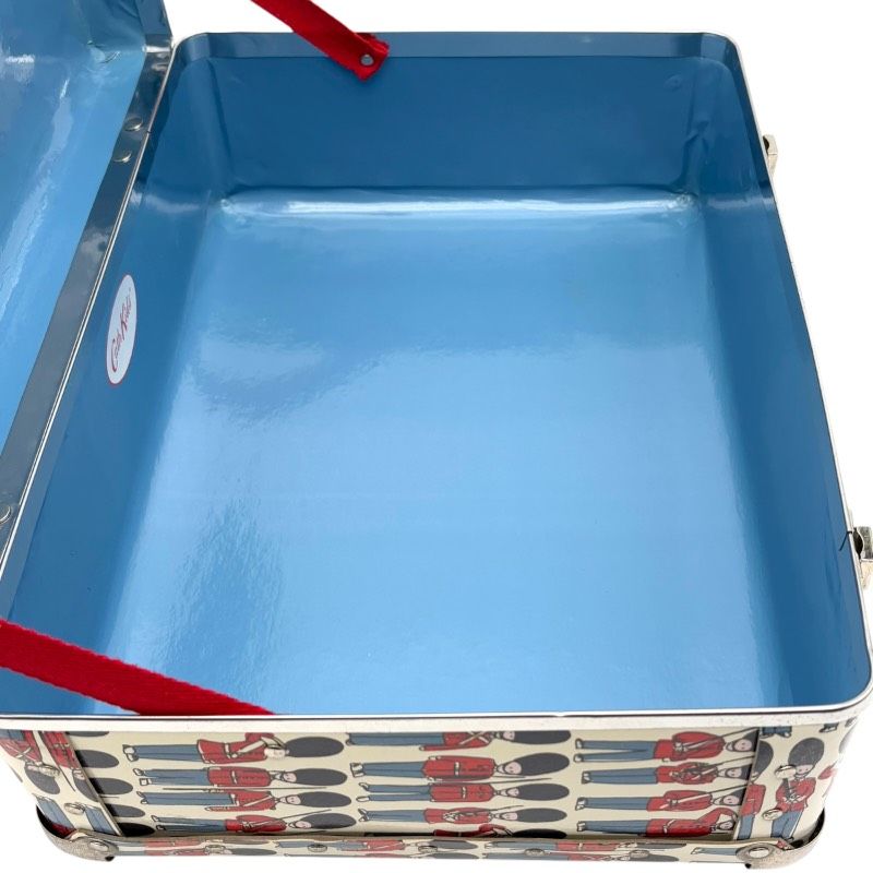 キャスキッドソン　兵隊　トランクケース 美品】Cath Kidston キャスキッドソン 兵隊柄 スーツケース トランク