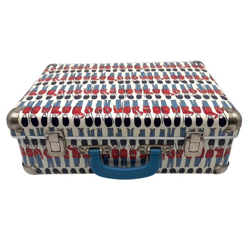 美品】Cath Kidston キャスキッドソン 兵隊柄 スーツケース トランク