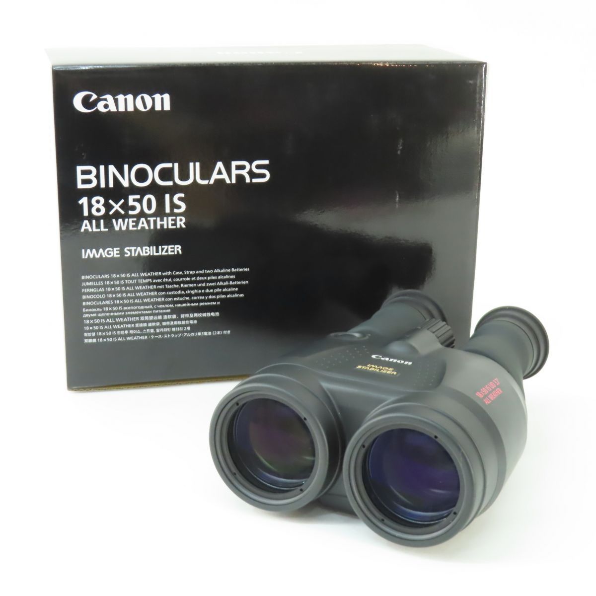 CANON キャノン BINOCULARS 18×50 IS ALL WEATHER 双眼鏡
