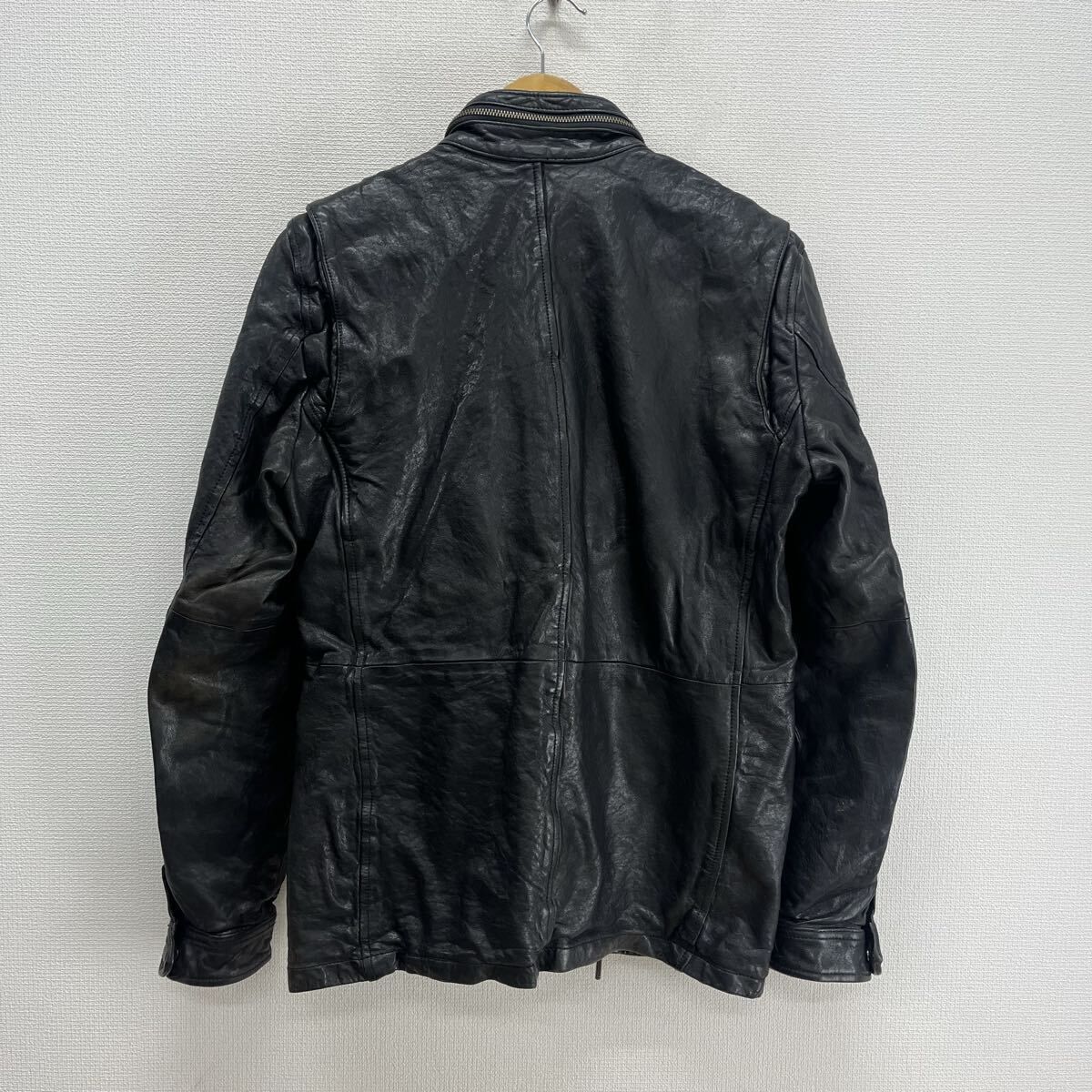 MEN'S BIGI メンズビギ 羊革 M-65 レザージャケット シープレザー