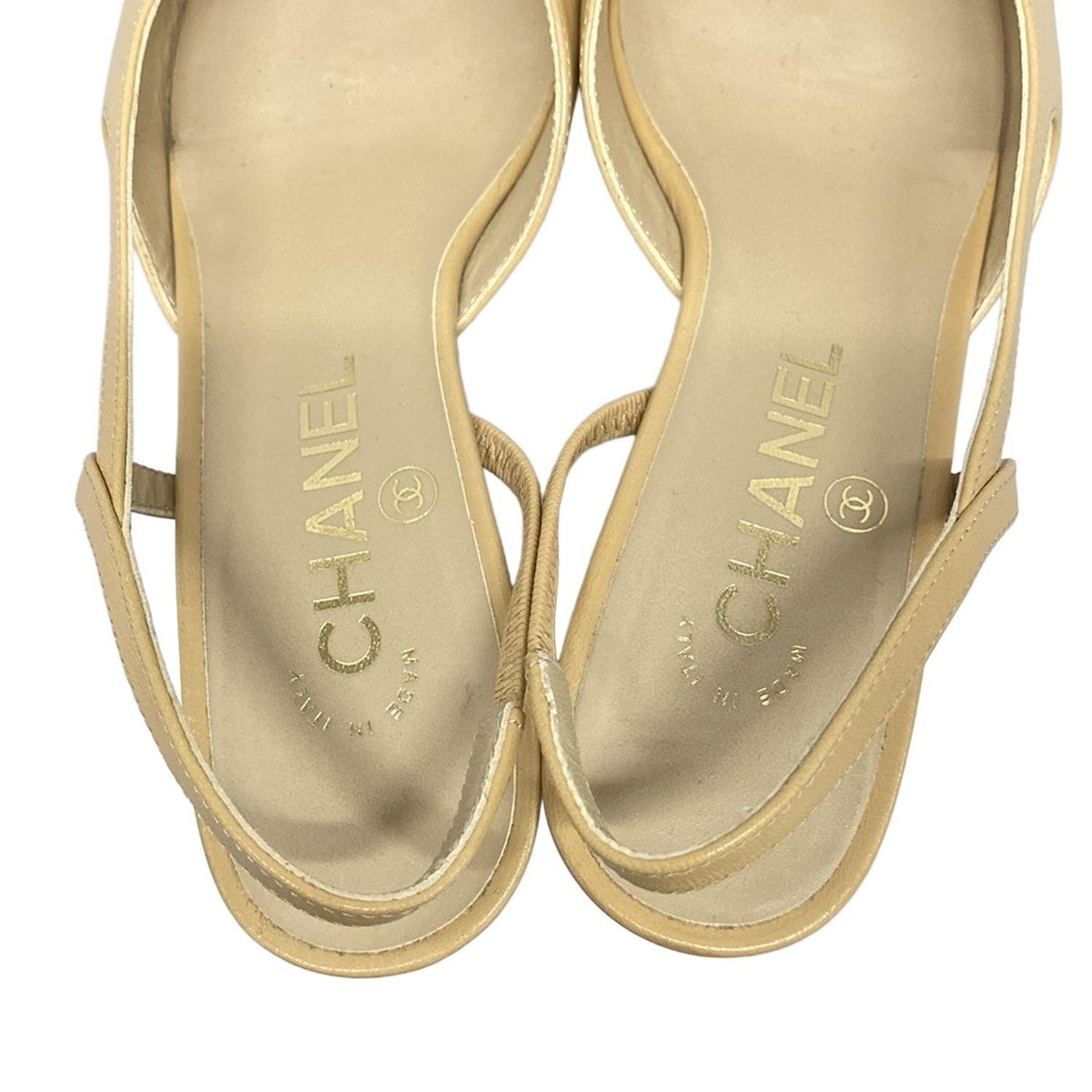 CHANEL(シャネル) サンダル 36 1/2 C レディース スリングバック