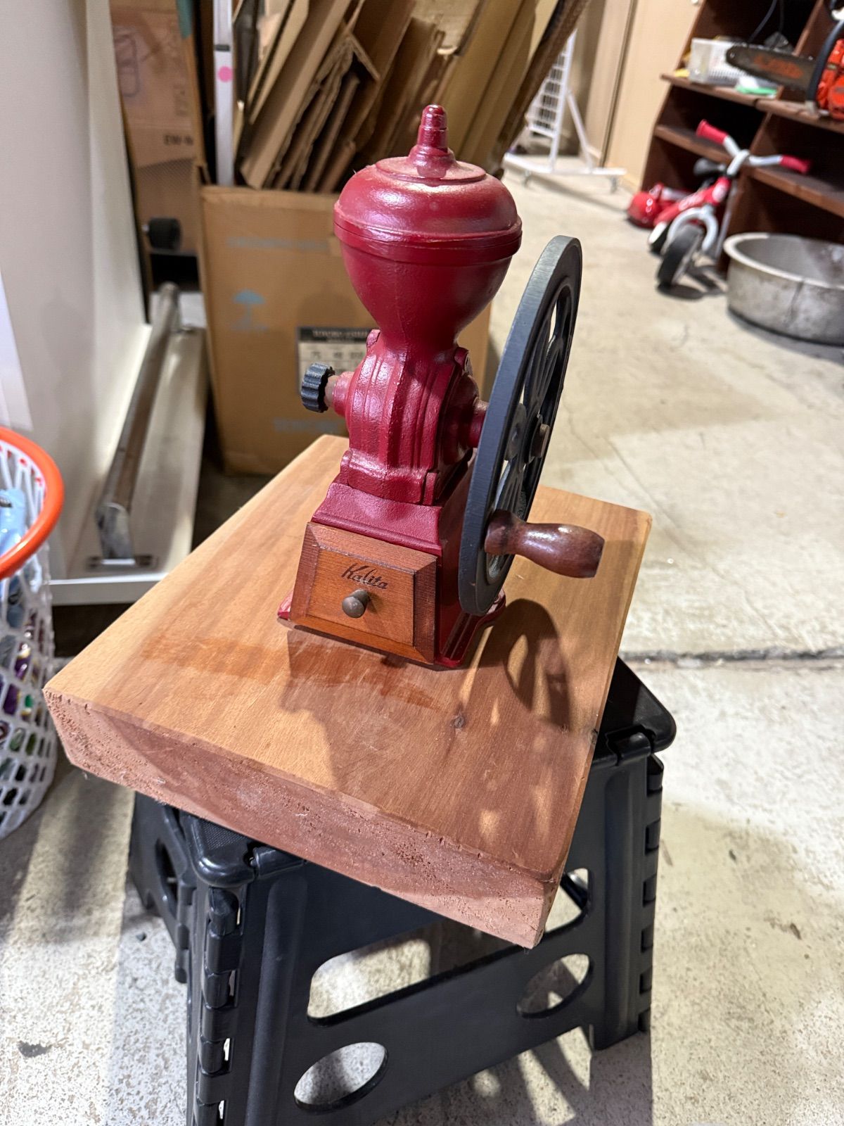 カリタ 手挽きコーヒーミル ダイヤミル レッド 手動ミル Kalita 手挽き