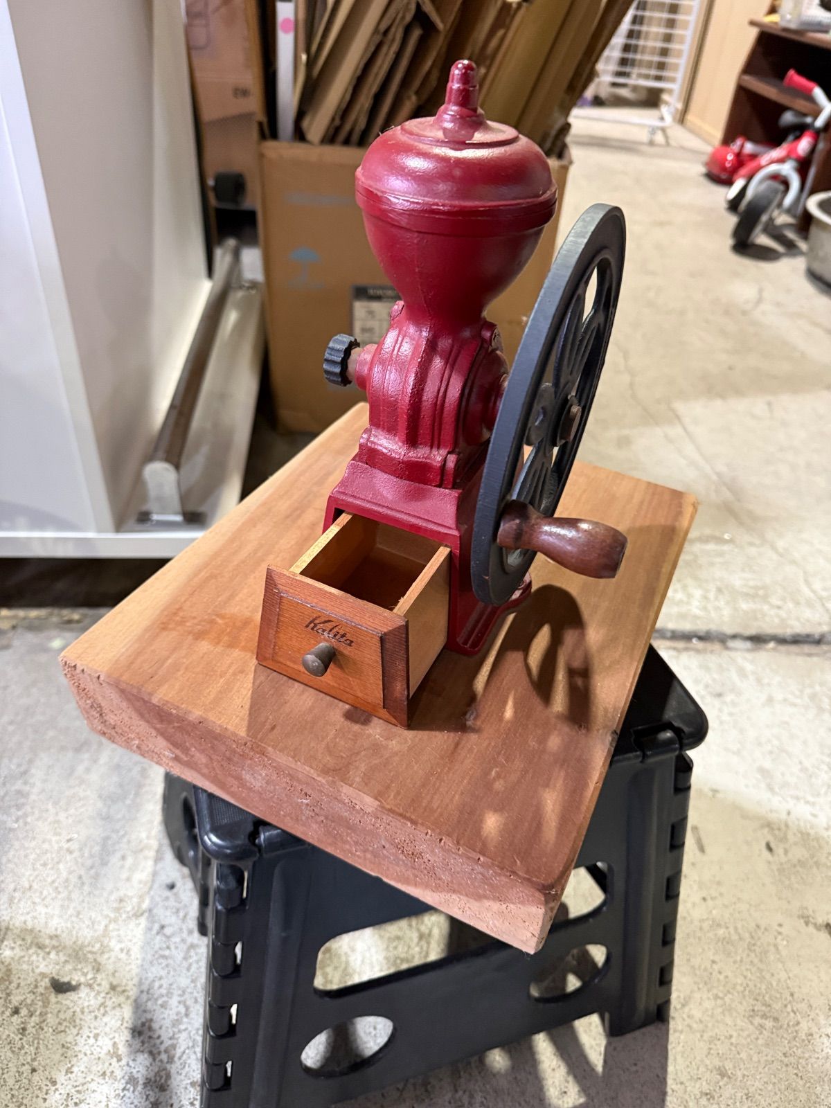 カリタ 手挽きコーヒーミル ダイヤミル レッド 手動ミル Kalita 手挽き