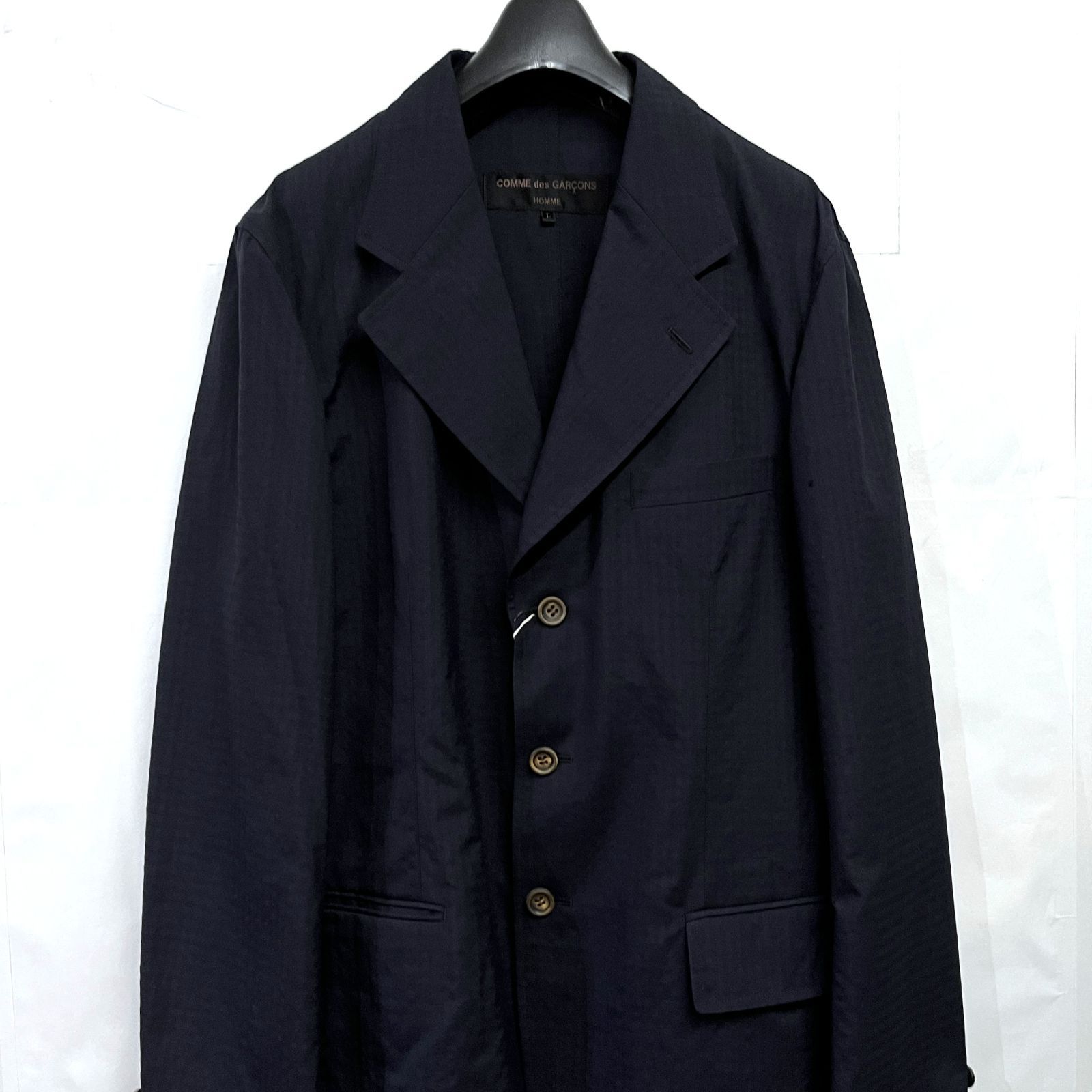 00s ヴィンテージ COMME des GARCONS HOMME|コムデギャルソンオム 春夏 シャドーチェック テーラードジャケット