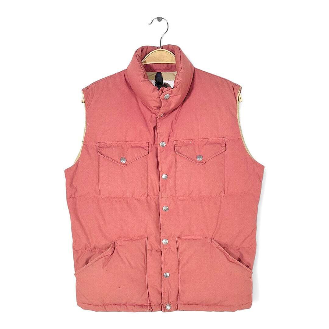 70s 80s ノースフェイス 茶タグ USA製 ヴィンテージ ダウンベスト