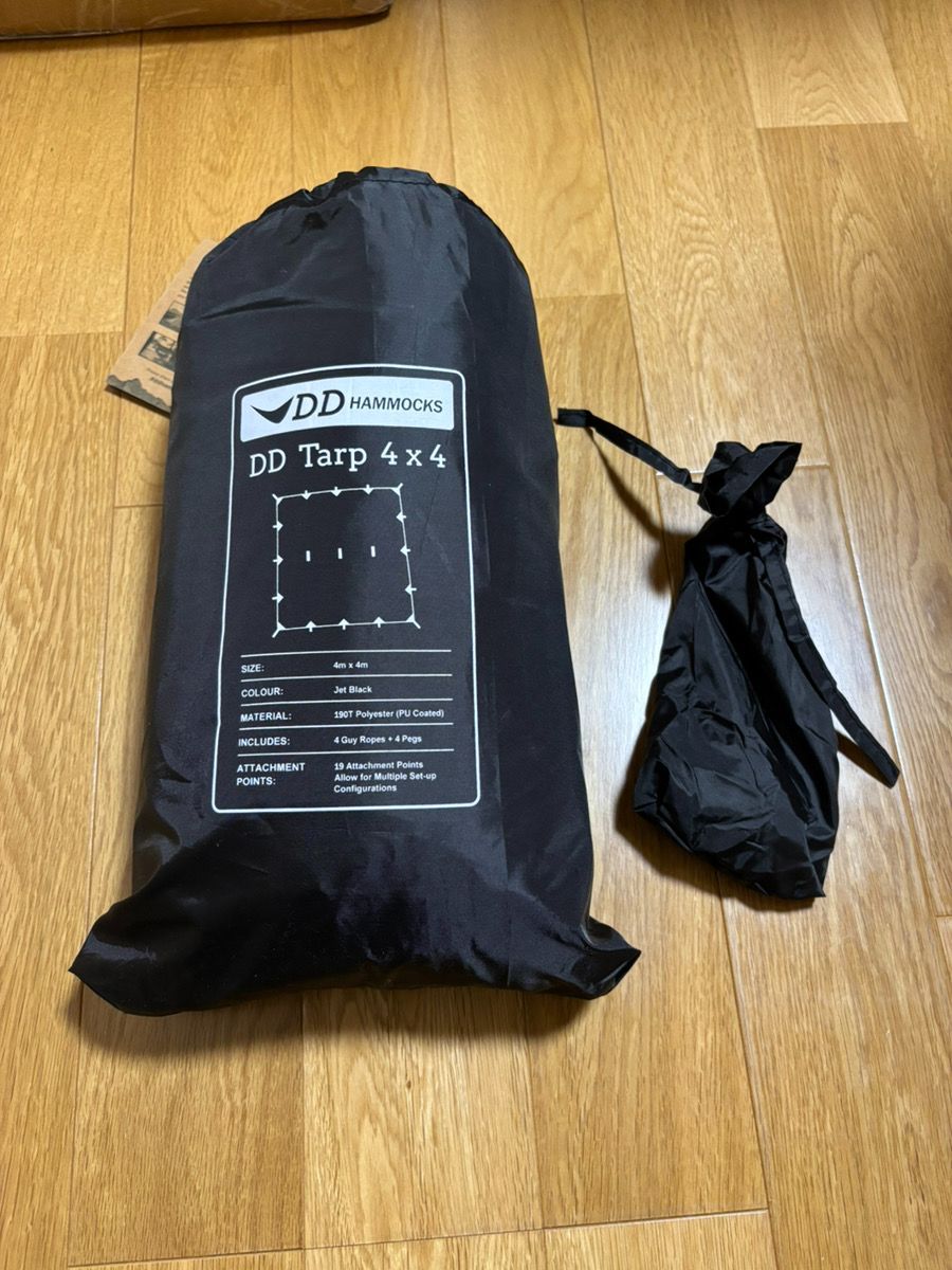 訳アリ DDタープ 4×4 ジェットブラック