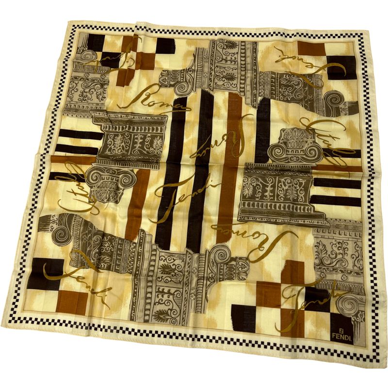 FENDI フェンディ ハンカチ スカーフ 大判 - メルカリ