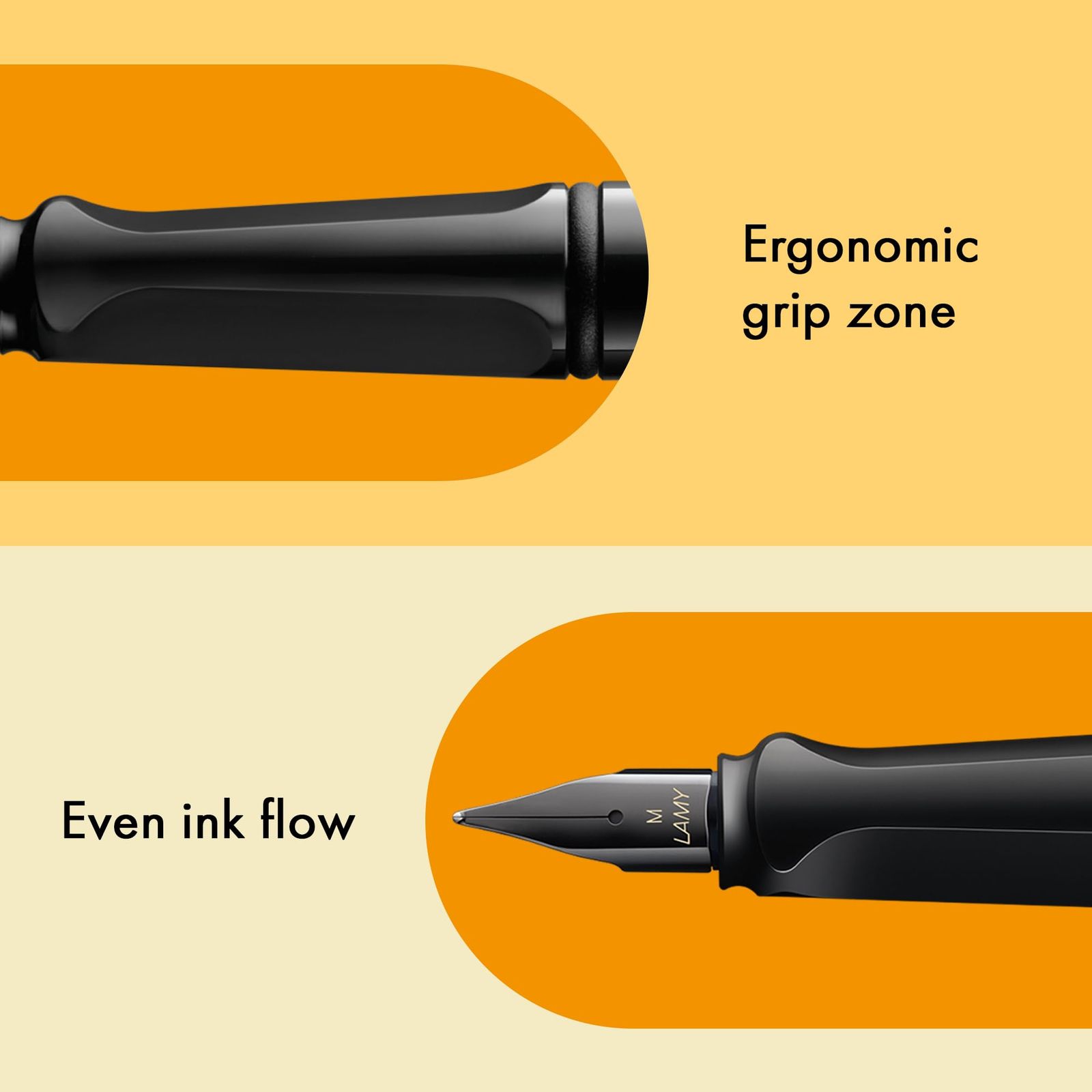 Lamy サファリ マルチカラー 万年筆セット オールブラック