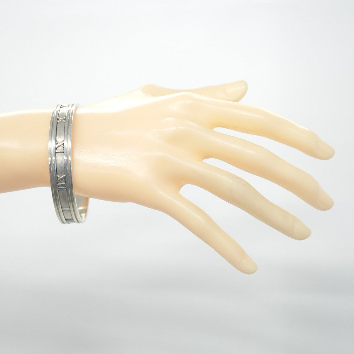 5jmb0787】ティファニー バングル アトラス シルバー925【中古