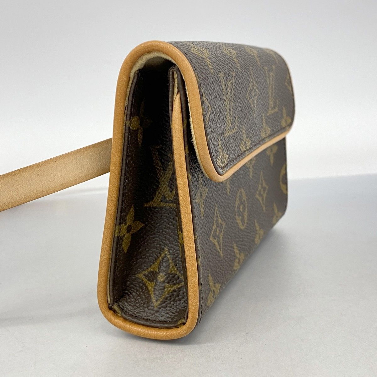 5ob0869 ルイヴィトン ウエストバッグ モノグラム ポシェットフロランティーヌ M51855 ブラウン レディース