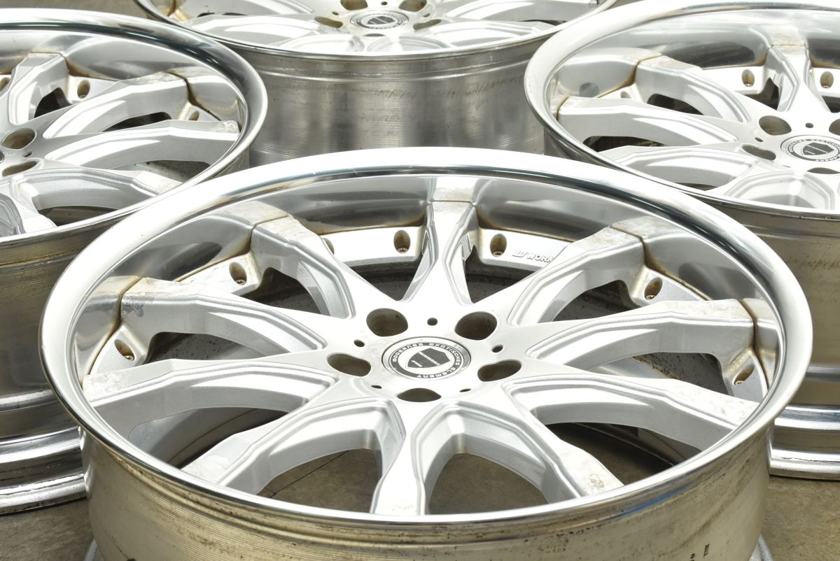 カスタム用に WORK シュバート SC 2 20 in 9 J 35 PCD 114 3 4本セット アルファード ヴェルファイア エルグランド 交換用