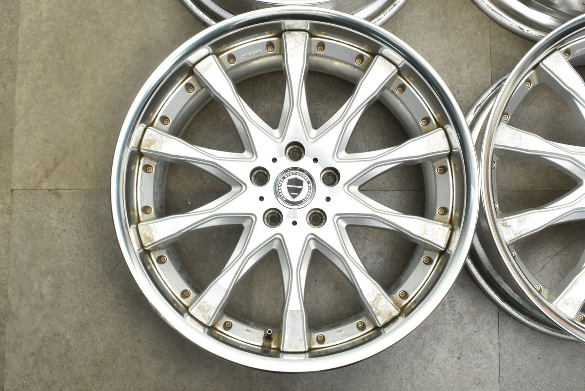  カスタム用に WORK シュバート SC 2 20 in 9 J 35 PCD 114 3 4本セット アルファード ヴェルファイア エルグランド 交換用 20インチ ホイール