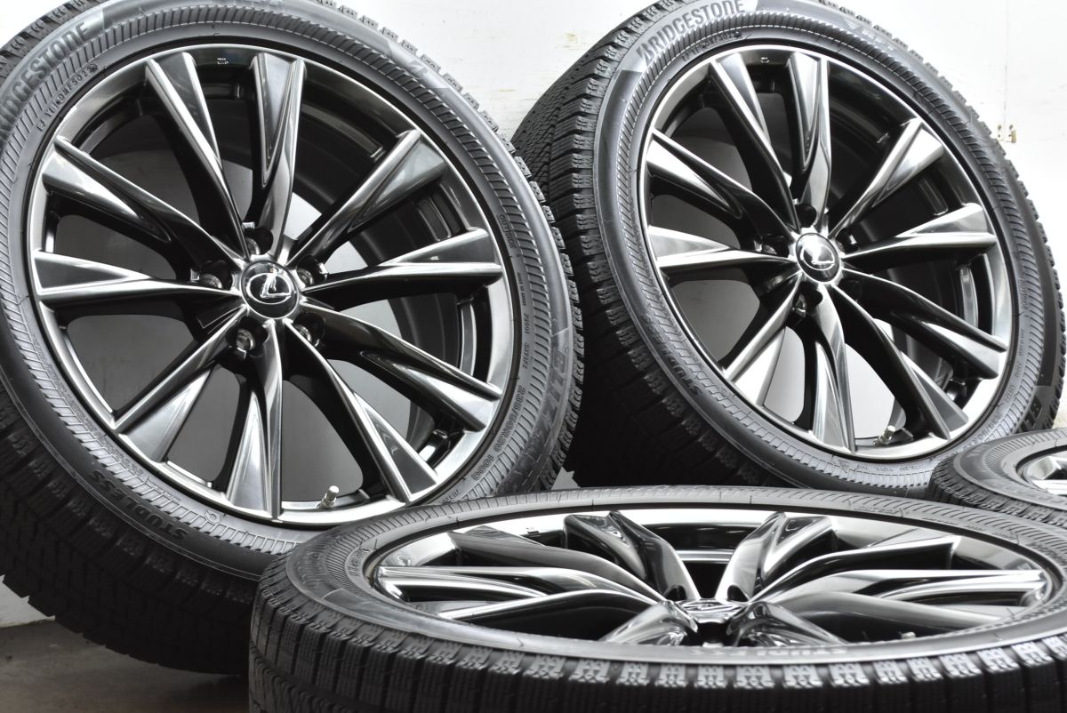 ランフラットタイヤ付き レクサス 20系 NX Fスポーツ 20 in 7 5 J 35 PCD 114 3 ブリヂストン ブリザック RFT 235 50 R