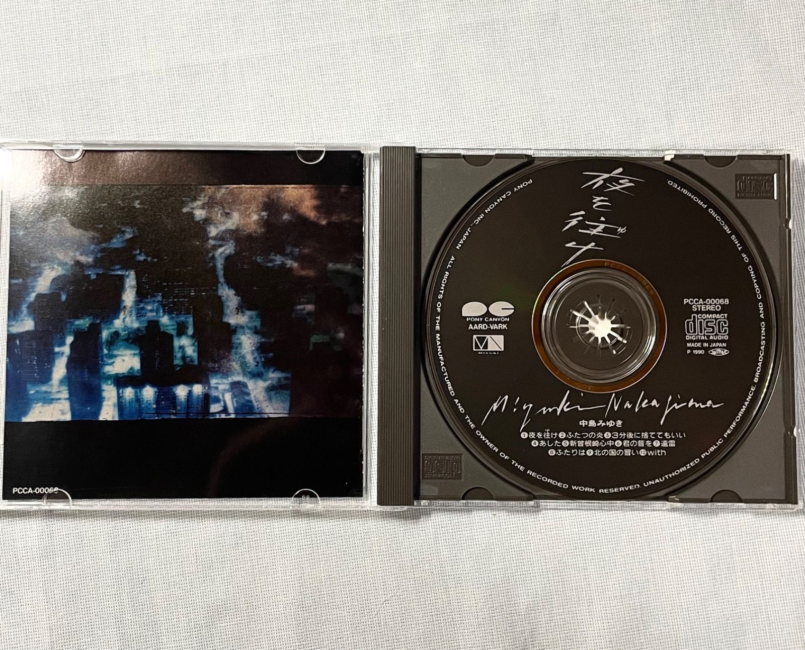 初回限定パッケージ 中島みゆき CD アルバム 夜を往け PCCA-00068
