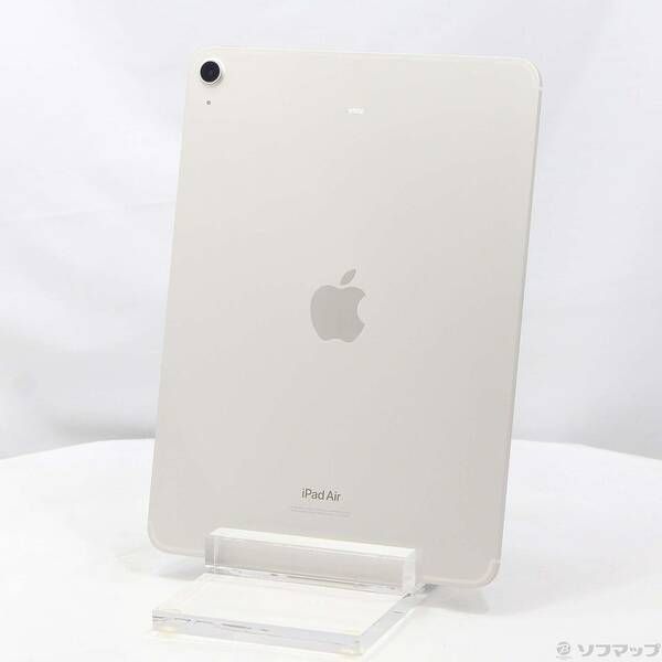 〔中古品〕 iPad Air 11インチ 第6世代 128GB スターライト PUXF3J／A SIMフリー【258】