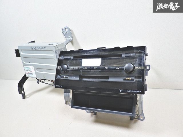 2007 ナビプリウス NHW20 CD/MDプレーヤー 86120-47140 車・バイク・自転車 トヨタ 純正 NHW20 プリウス 後期 オーディオ