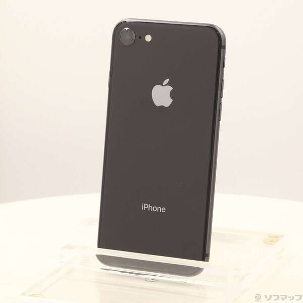 品〕 iPhone8 64GB 小売 スペースグレイ MQ782J／A SIMフリー【262