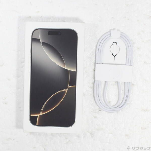 中古品〕 iPhone16 Pro 256GB ナチュラルチタニウム MYN33J／A SIM