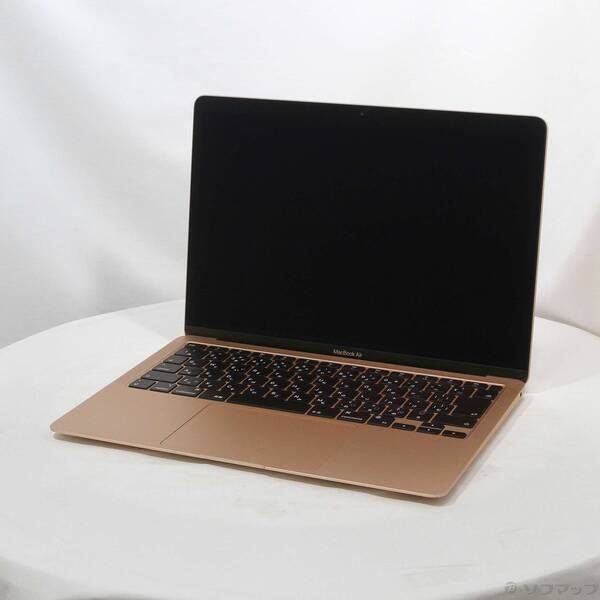 〔中古品〕 MacBook Air 13.3-inch Late-2020 MGND3J／A Apple M1 8コアCPU_7コアGPU 8GB SSD256GB ゴールド 〔14.7 Sonoma〕【344】