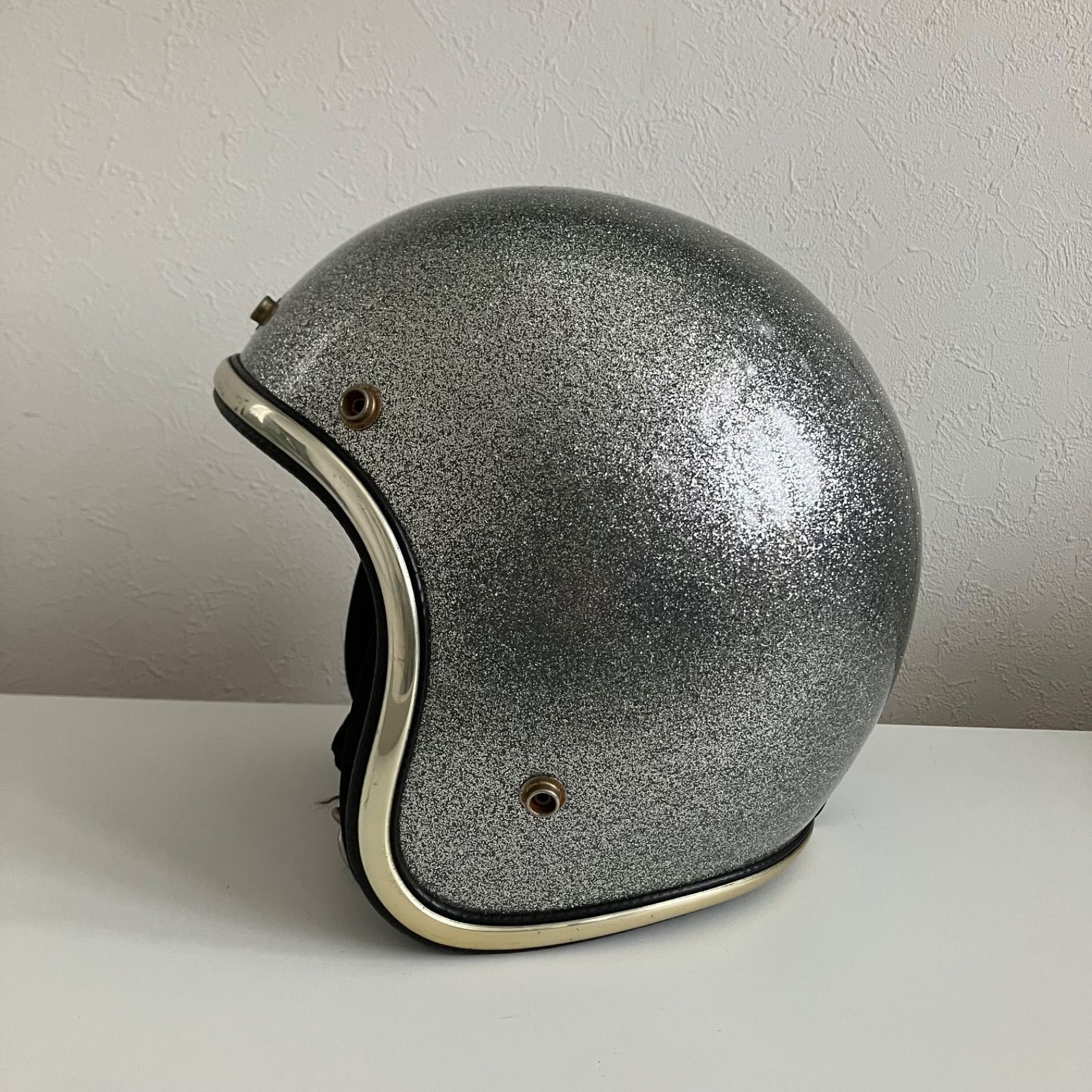 バイク ARTHUR FULMER☆ビンテージヘルメット AF20 AF40 Lサイズ 銀色