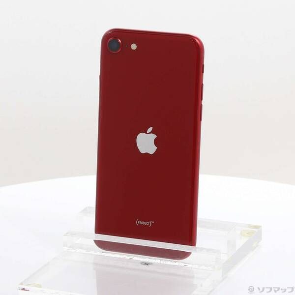 中古品〕 iPhone SE 第3世代 256GB プロダクトレッド MMYL3J／A SIM