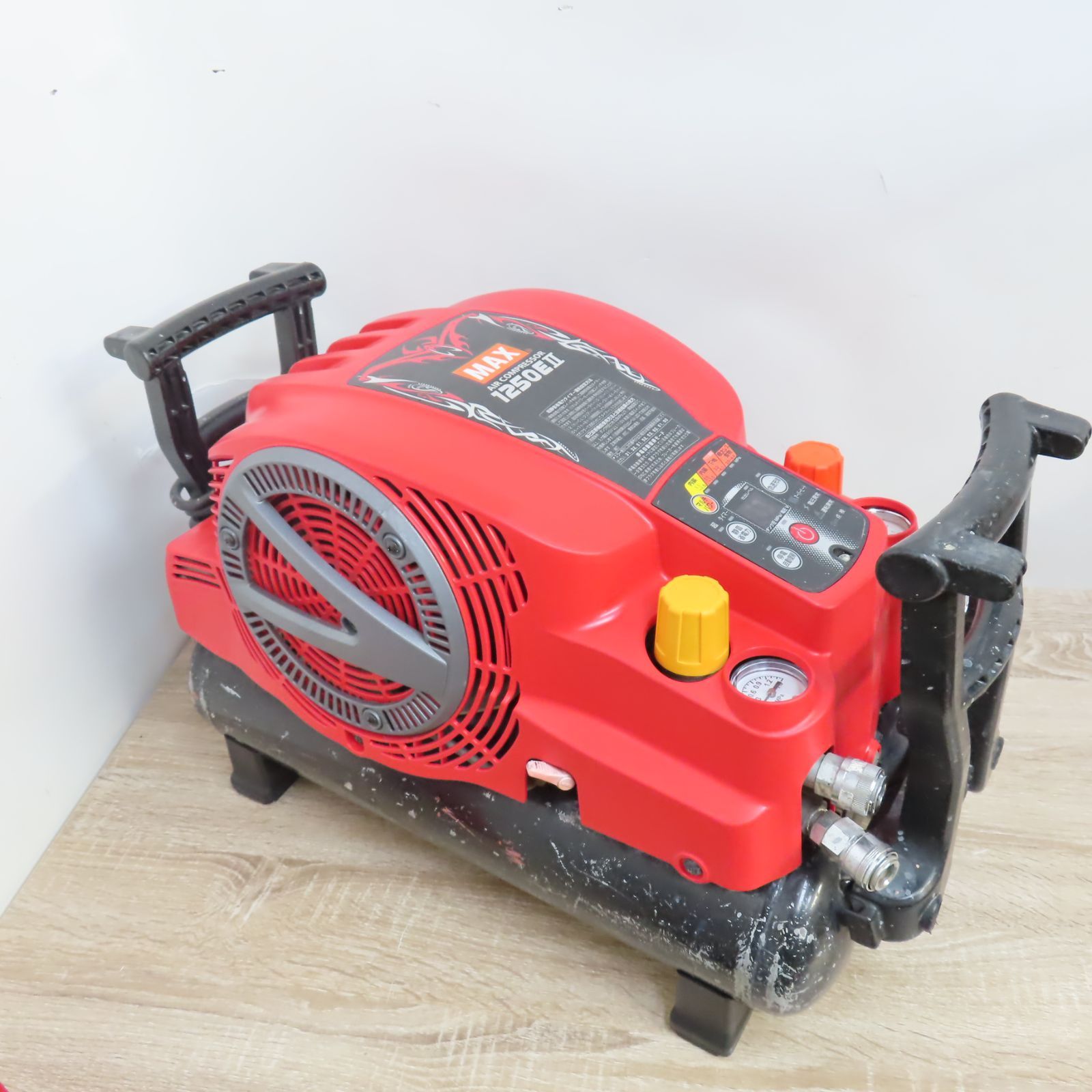 MAX エアコンプレッサー AK-HL1250EⅡ 常圧 高圧 動作品