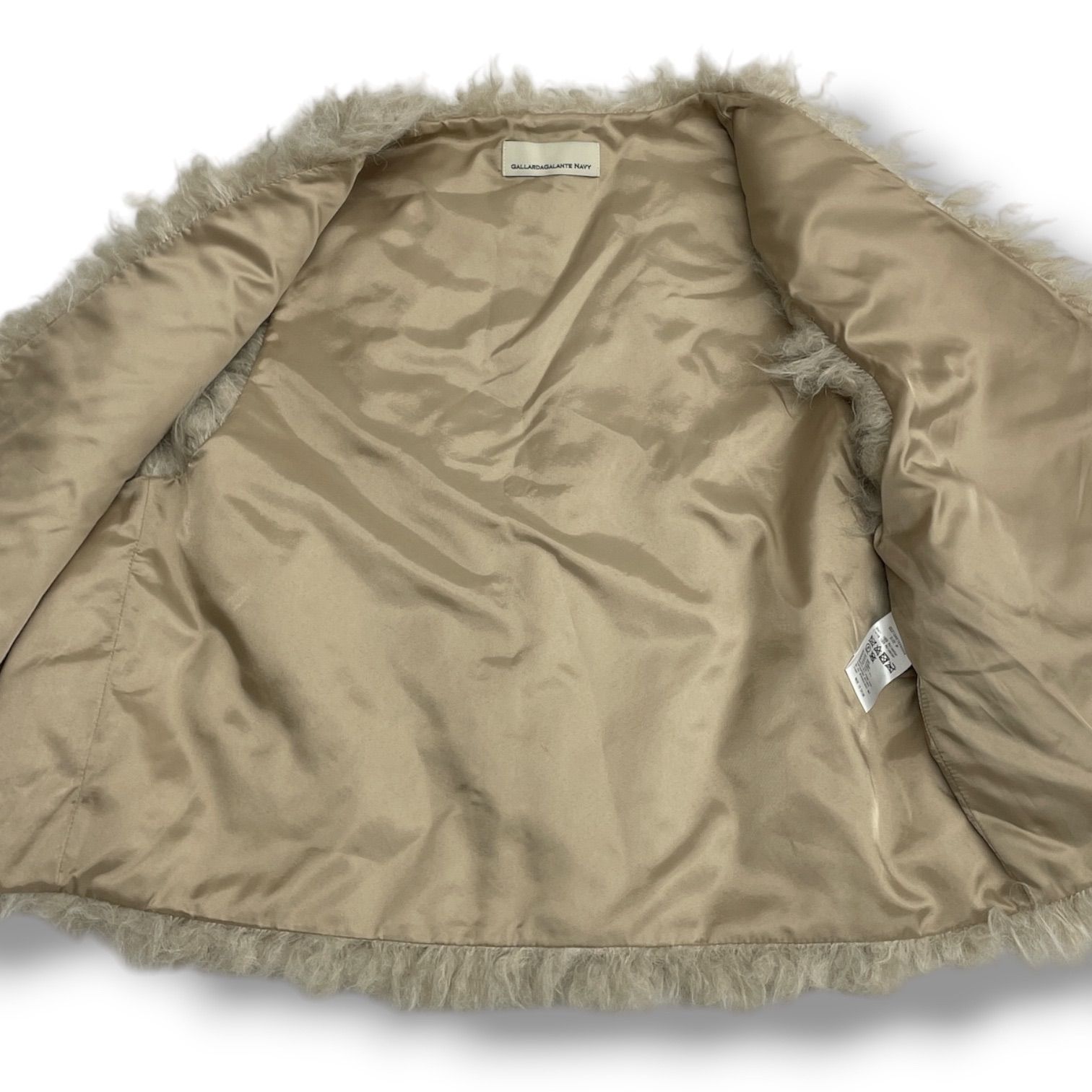 GALLARDAGALANTE ガリャルダガランテ フェイクファーベスト ベスト