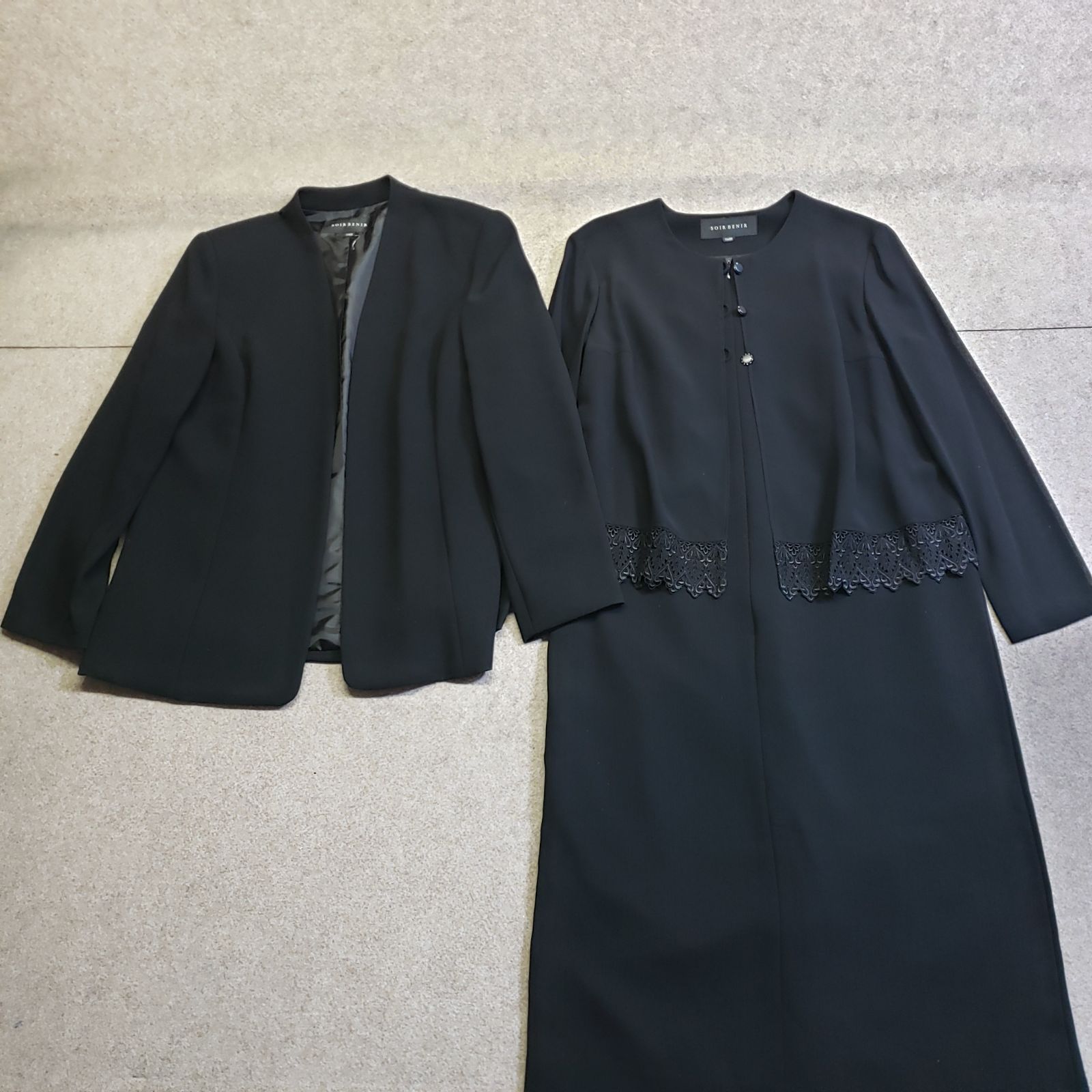 SOIR BENIR（ソワールベニール）ブラックフォーマルセットアップ