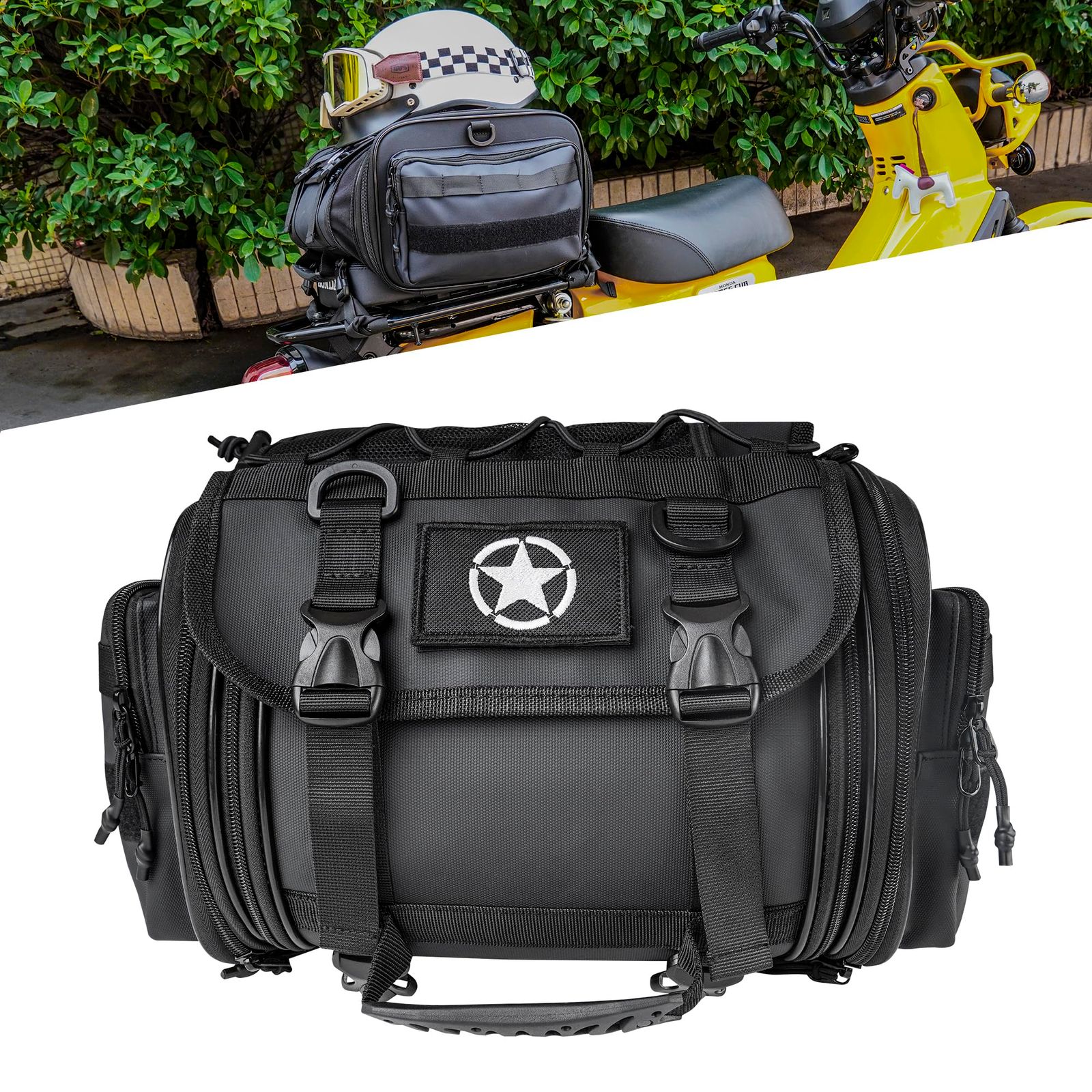 荷物固定ベルト付き クロスカブ