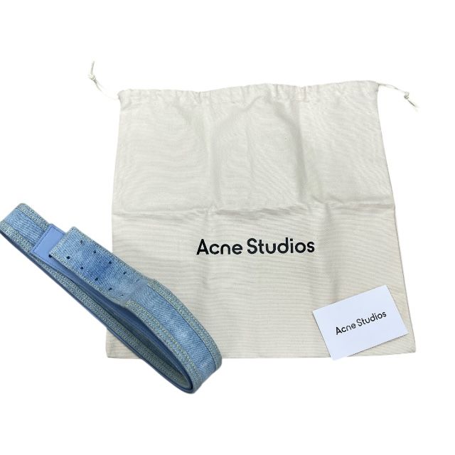 アクネストゥディオズ ムスビミニ デニムショルダーバッグ トートバッグ ハンドバッグ 2WAY デニム ライトブルー Acne Studios レディース 人気 定番 上品 カジュアル 感 GINKGOPHARMACY_COM