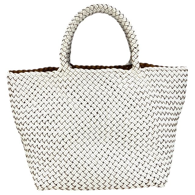 ヒロフ P25-30416 ブレッツァバッファロー レザー メッシュ トートバッグ ハンドバッグ ホワイト 白 HIROFU レディース 人気 定番 上品 感 エレガント