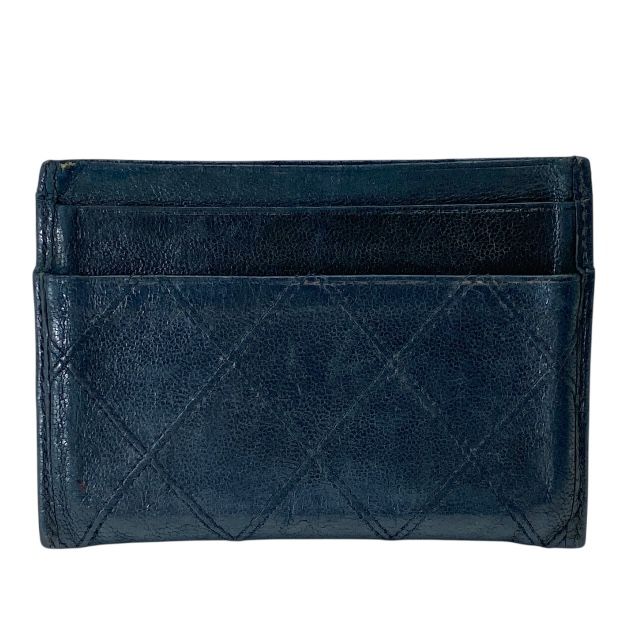 シャネル ピコローレ マトラッセ カードケース パスケース ブラック ラムスキン レザー CHANEL レディース 人気 定番 上品 感 エレガント