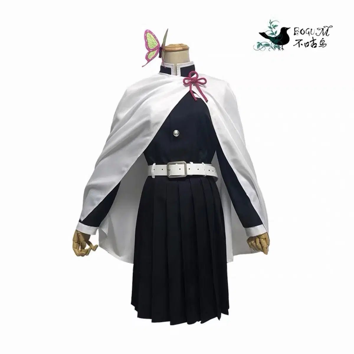 鬼滅の刃 栗花落 カナヲ コスプレ フルセット（刀+衣装+ブーツ）