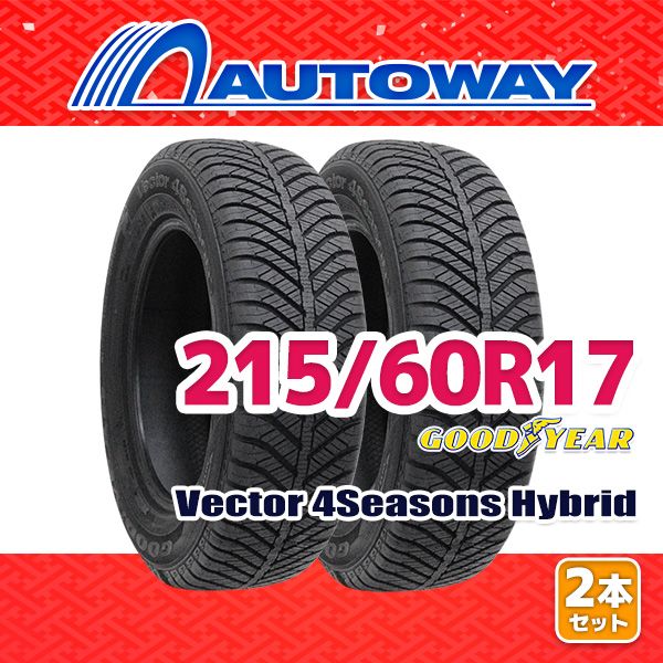 AUTOWAY 215 60 R 17 サマータイヤ VECTOR 4 Seasons Hybrid 17インチ 2本セット 夏タイヤ オートウェイ